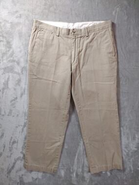 Polo Ralph Lauren Dress Pants 36×29 Classic Fit Beige Cotton Office Workwear
